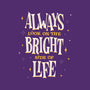 Bright Side Of Life-none stretched canvas-zawitees