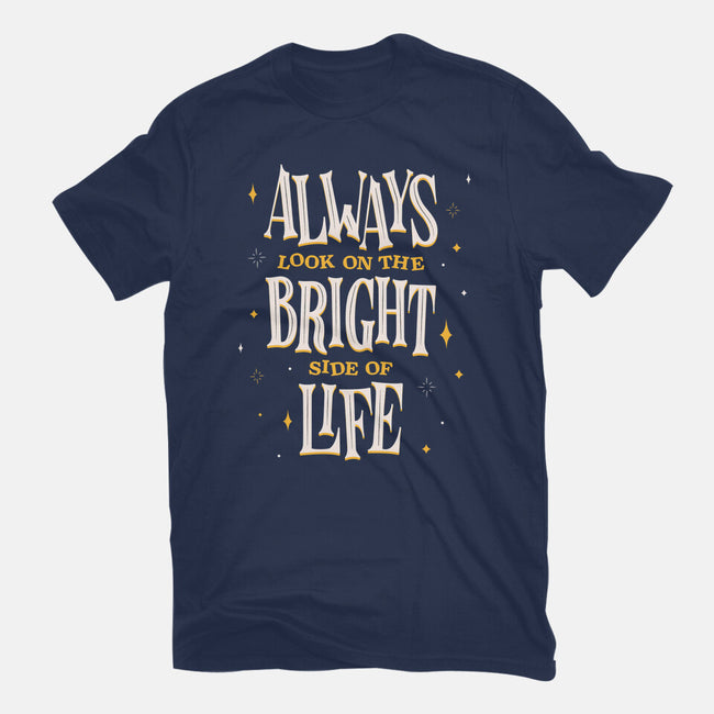 Bright Side Of Life-womens fitted tee-zawitees