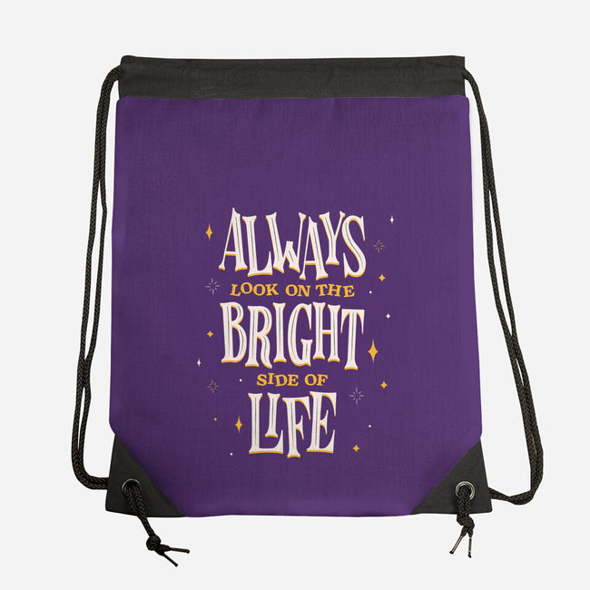 Bright Side Of Life-none drawstring bag-zawitees