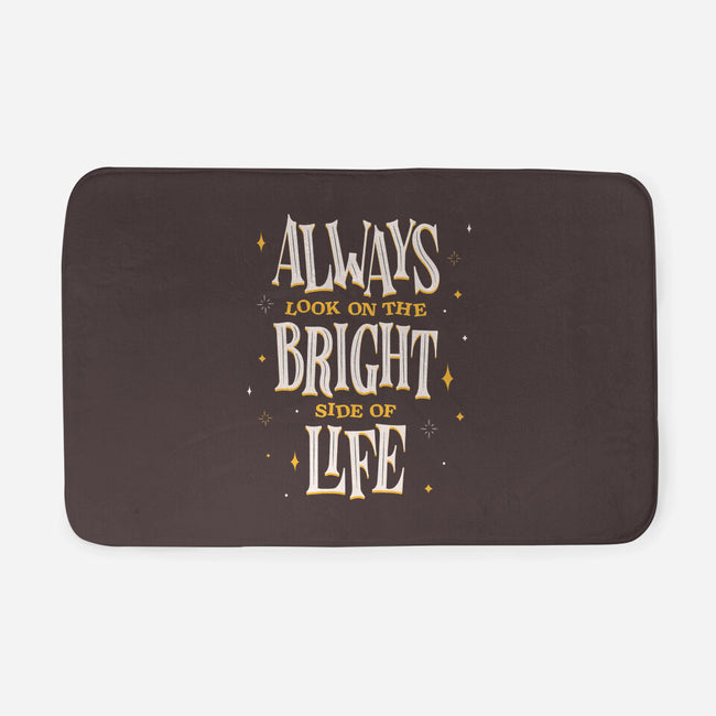 Bright Side Of Life-none memory foam bath mat-zawitees