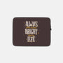 Bright Side Of Life-none zippered laptop sleeve-zawitees