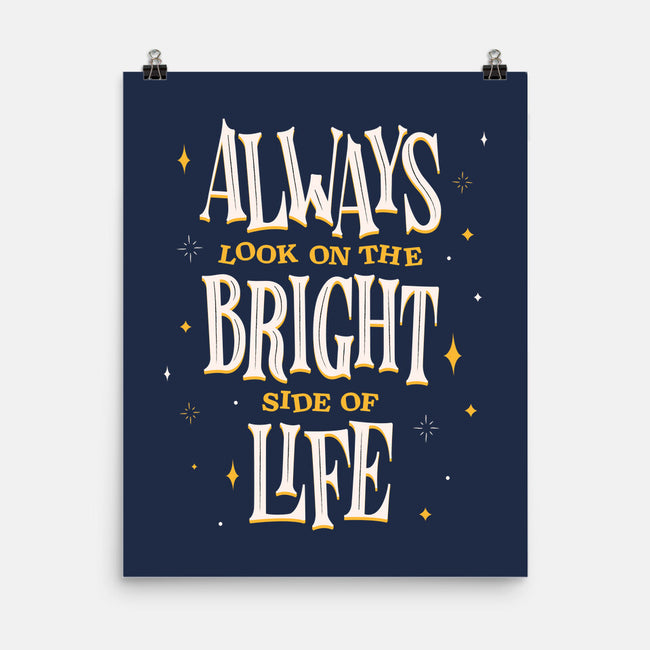 Bright Side Of Life-none matte poster-zawitees