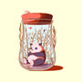 Tiny Panda-none removable cover w insert throw pillow-sebasebi