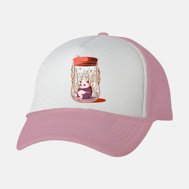 Tiny Panda-unisex trucker hat-sebasebi