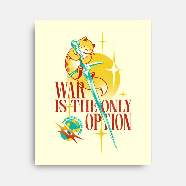 War Cat-none stretched canvas-ilustrata