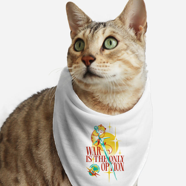 War Cat-cat bandana pet collar-ilustrata