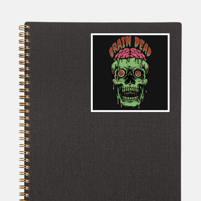 Brain Dead-none glossy sticker-Slikfreakdesign