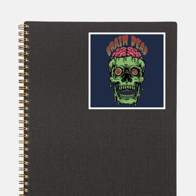 Brain Dead-none glossy sticker-Slikfreakdesign