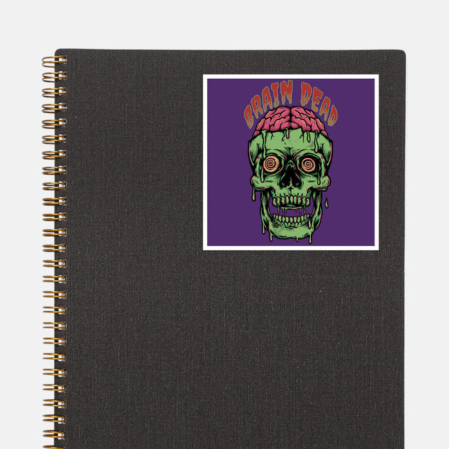 Brain Dead-none glossy sticker-Slikfreakdesign