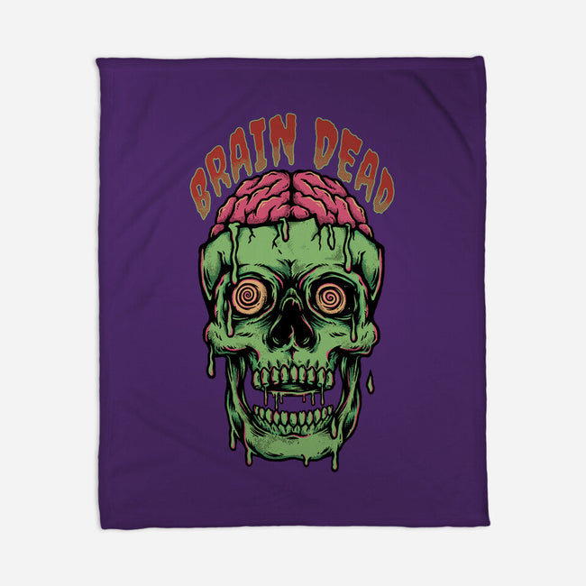Brain Dead-none fleece blanket-Slikfreakdesign