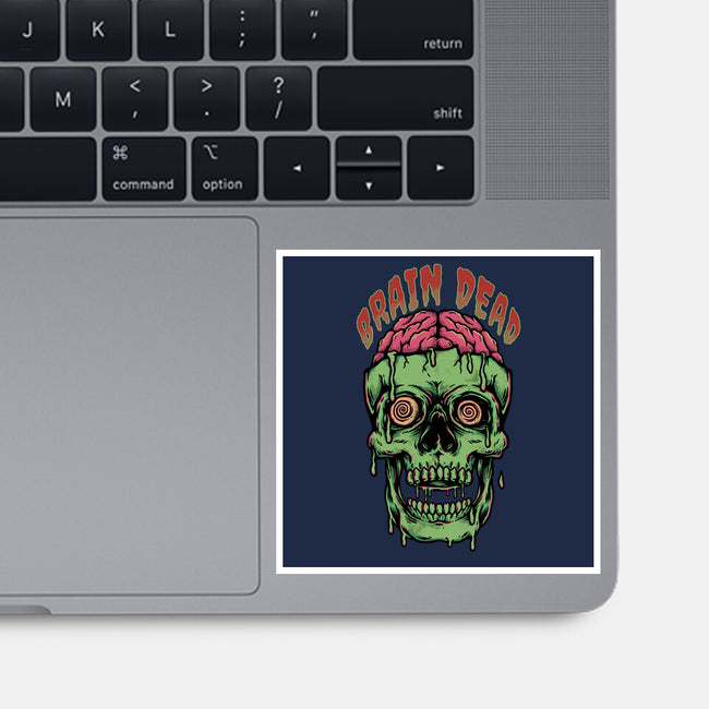 Brain Dead-none glossy sticker-Slikfreakdesign
