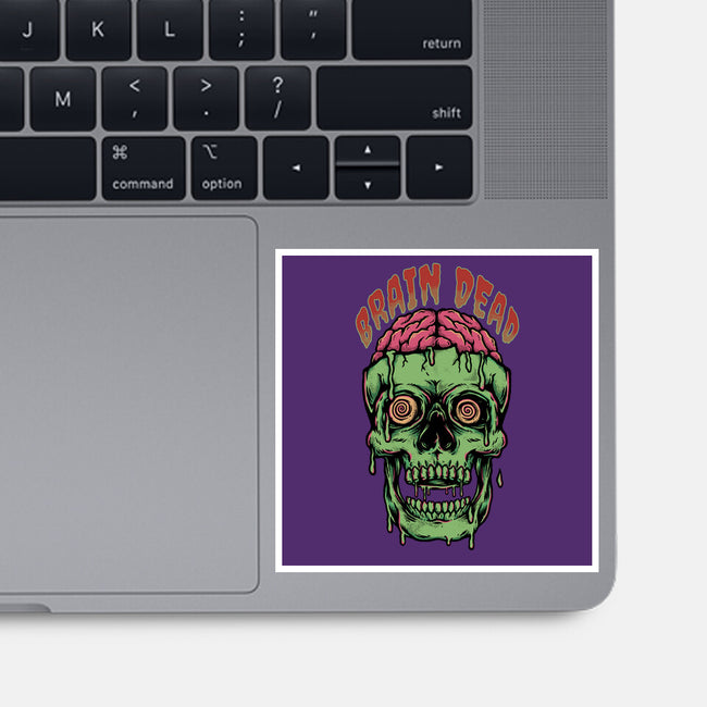 Brain Dead-none glossy sticker-Slikfreakdesign