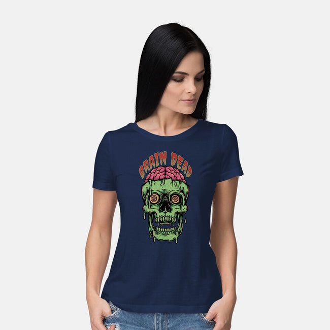 Brain Dead-womens basic tee-Slikfreakdesign