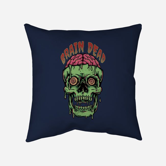 Brain Dead-none removable cover w insert throw pillow-Slikfreakdesign