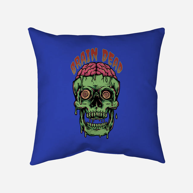 Brain Dead-none removable cover w insert throw pillow-Slikfreakdesign