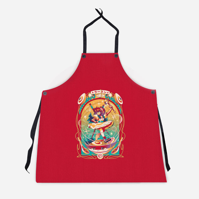 Mahou Ramen-unisex kitchen apron-ilustrata