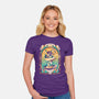 Mahou Ramen-womens fitted tee-ilustrata