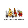 Run Into My Mouth-none polyester shower curtain-Paul Simic