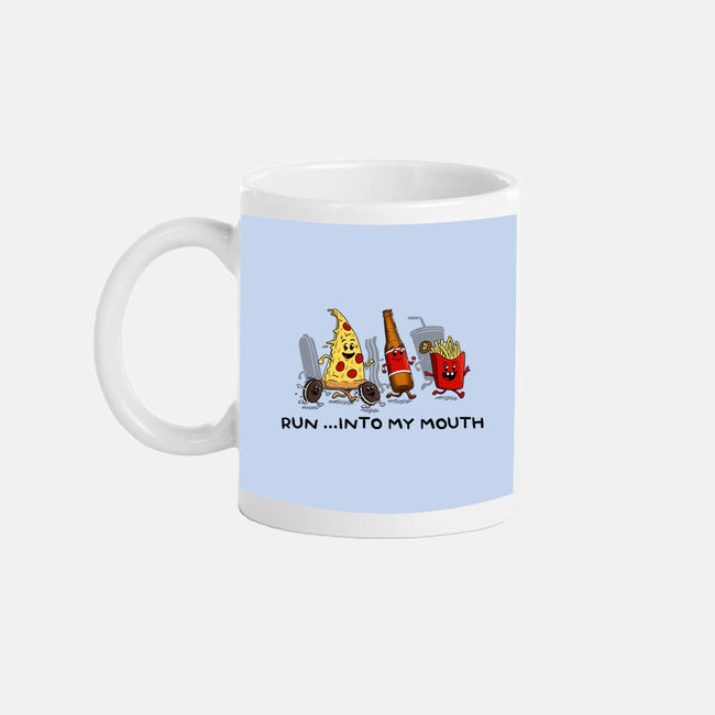 Run Into My Mouth-none glossy mug-Paul Simic