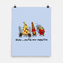 Run Into My Mouth-none matte poster-Paul Simic