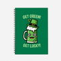 Get Green! Get Lucky!-none dot grid notebook-krisren28