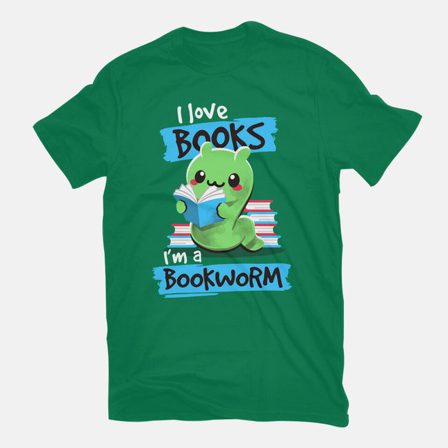 Bookworm-mens basic tee-NemiMakeit