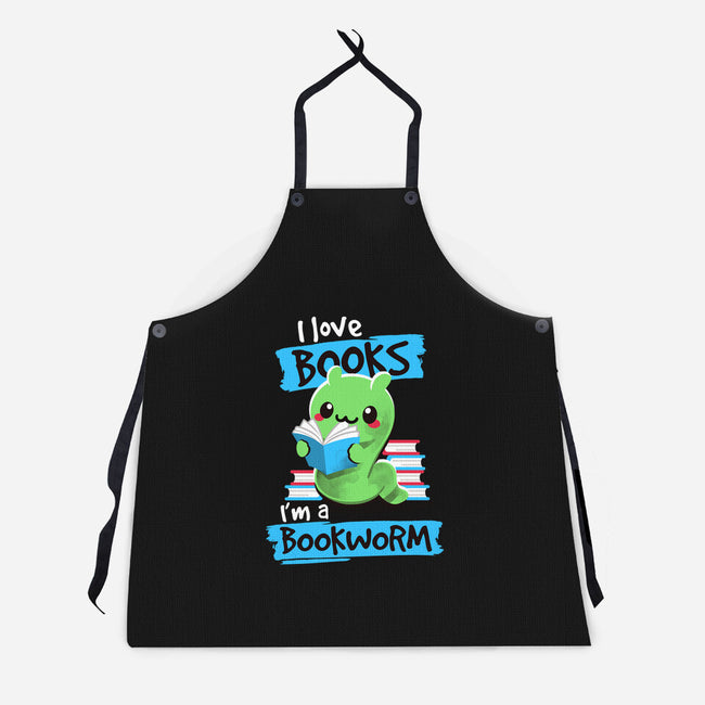 Bookworm-unisex kitchen apron-NemiMakeit