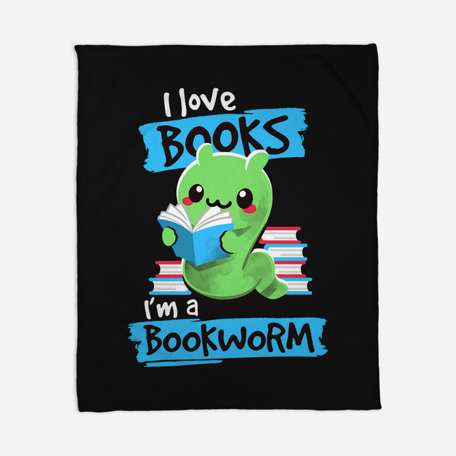 Bookworm-none fleece blanket-NemiMakeit