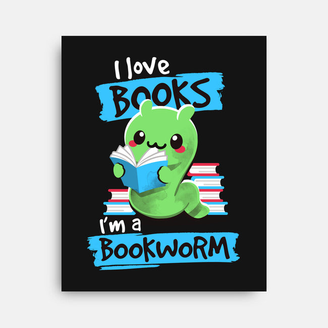 Bookworm-none stretched canvas-NemiMakeit