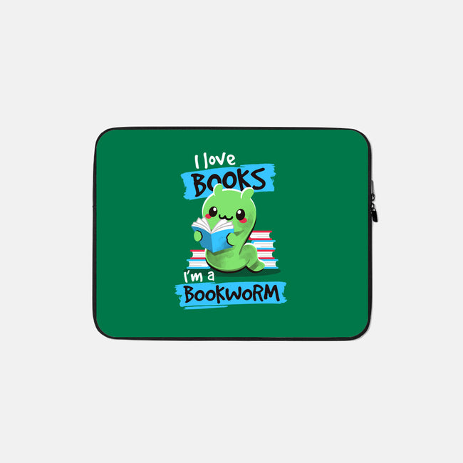 Bookworm-none zippered laptop sleeve-NemiMakeit