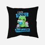 Bookworm-none removable cover w insert throw pillow-NemiMakeit