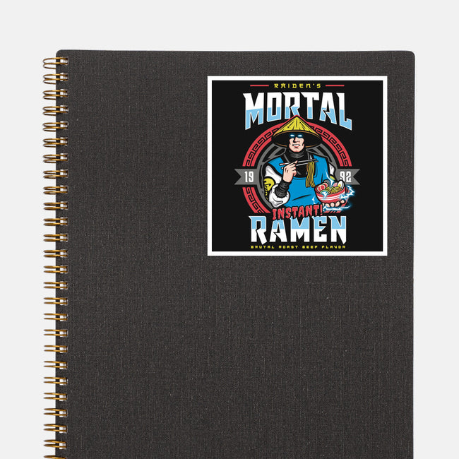 Mortal Ramen-none glossy sticker-Olipop