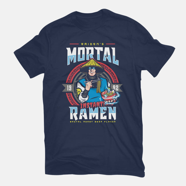 Mortal Ramen-womens fitted tee-Olipop