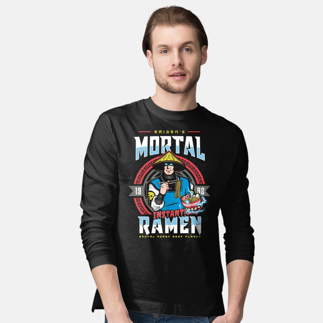 Mortal Ramen-mens long sleeved tee-Olipop