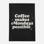 Coffee Makes Mondays Possible-none indoor rug-zawitees