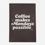 Coffee Makes Mondays Possible-none indoor rug-zawitees