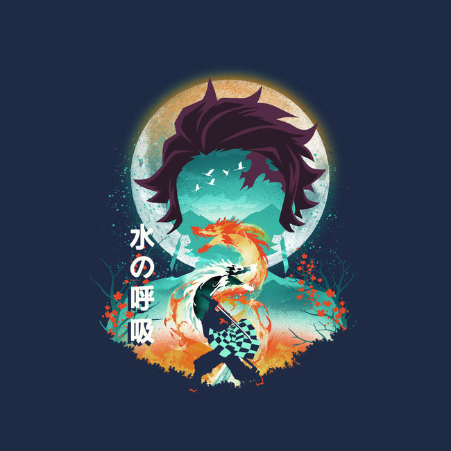 Tanjiro Landscape-unisex crew neck sweatshirt-dandingeroz