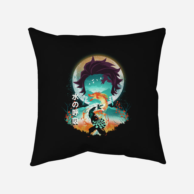 Tanjiro Landscape-none removable cover w insert throw pillow-dandingeroz