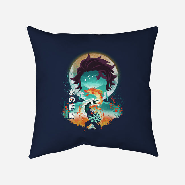 Tanjiro Landscape-none removable cover w insert throw pillow-dandingeroz