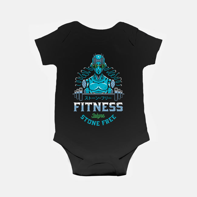 Stone Free Fitness-baby basic onesie-Logozaste