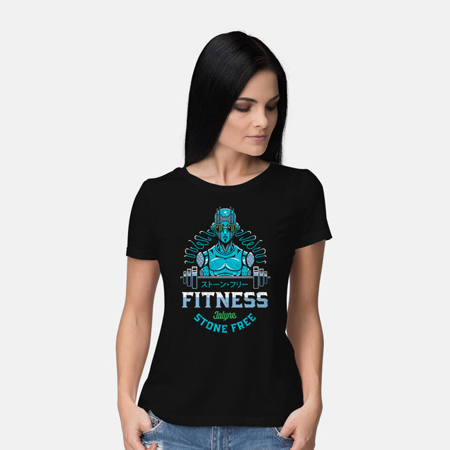 Stone Free Fitness-womens basic tee-Logozaste
