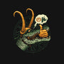 No Hand No Problem-none removable cover w insert throw pillow-glitchygorilla