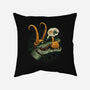 No Hand No Problem-none removable cover w insert throw pillow-glitchygorilla