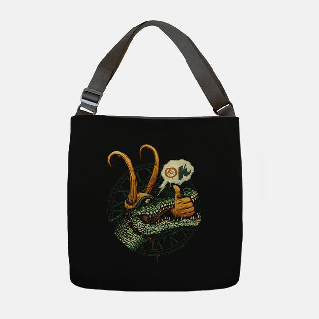 No Hand No Problem-none adjustable tote-glitchygorilla