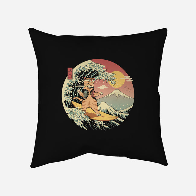 Catana Wave-none removable cover w insert throw pillow-vp021