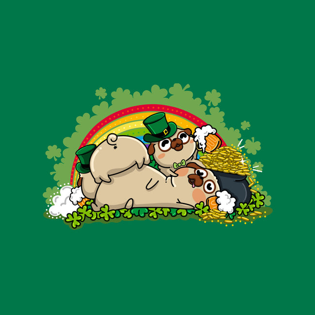 St. Pugtrick's Day-womens fitted tee-krisren28