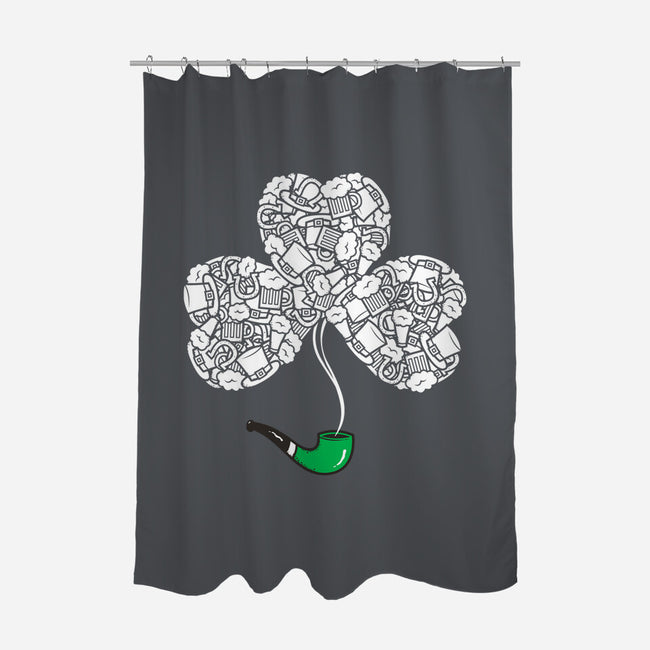 St. Patrick's Pipe-none polyester shower curtain-krisren28