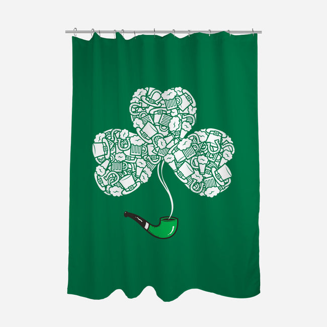 St. Patrick's Pipe-none polyester shower curtain-krisren28