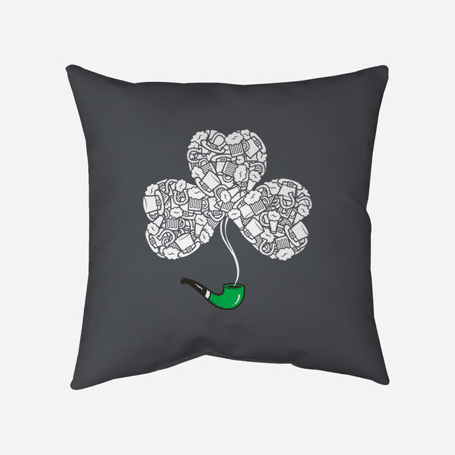St. Patrick's Pipe-none removable cover w insert throw pillow-krisren28