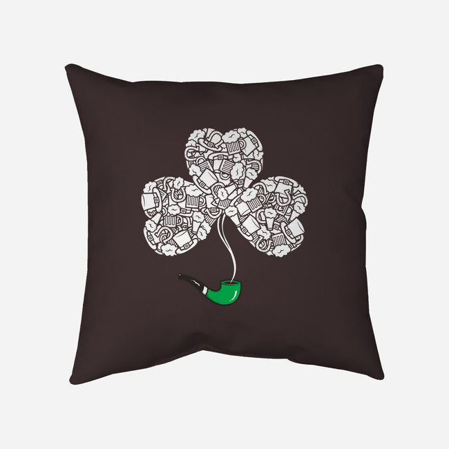 St. Patrick's Pipe-none removable cover w insert throw pillow-krisren28